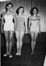 Photograph of the winners of the Industrial Days beauty pageant, Henderson, May 7, 1955