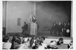 Photograph of the Youth Center dedication ceremony, Henderson, December 29, 1957