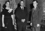 Photograph of the Youth Center Building Committee at the dedication ceremony,  Henderson, December 29, 1957