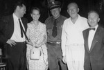 Photograph of Hank Greenspun and others at a fundraiser for the Youth Center in Henderson, June 15, 1954