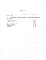 1957-03-18 - List of invoices to be paid