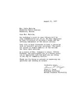 1957-08-15 - Letter from Grace L. Vargo to Lydia Malcolm