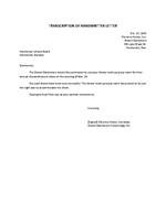 1963-10-17 - Letter from Florence Heder to HDPL Board of Trustees