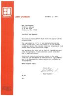 1970-12-11 - Letter from Bill Blackard to Helen Van Wagenen