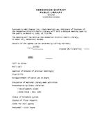 1982-02-27 - Library board meeting agenda