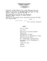 1983-02-27 - Library board meeting agenda
