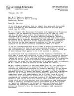 1985-02-19 - Letter from Richard H. Bowler to M.T. Carollo