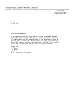 1985-05-09 - Letter from M.T. Carollo to HDPL Board of Trustees members