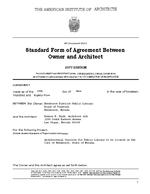 1985-06-20 - Agreement between HDPL and Dennis E. Rusk, Architect