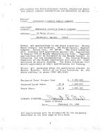 1986-02-12 - Application for state-supported general obligation bonds for public library construction and expansion in Nevada