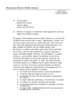 1986-02-12 - Narrative in support of construction funds application