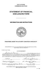 1986-04-09 - Statement of Financial Disclosure Forms