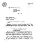 1986-05-27 - Letter from Byron K. Toma to Donald E. Brookhyser