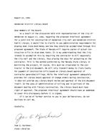 1986-08-14 - Letter from Joan G. Kerschner to HDPL Board of Trustees
