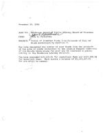 1986-11-19 - Memo from Joan G. Kerschner to HDPL Board of Trustees