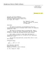 1987-02-13 - Letter from Rosa Herwick to the Nevada State Board of Architecture