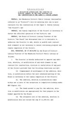 1987-10-07 - Resolution by HDPL Board of Trustees