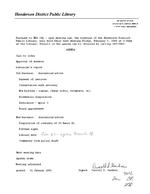 1989-01-31 - Library board meeting agenda
