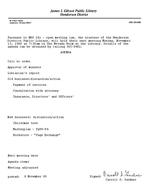 1989-11-08 - Library board meeting agenda