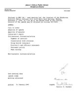 1990-01-31 - Library board meeting agenda
