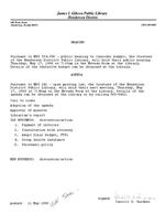 1990-05-11 - Library board meeting agenda