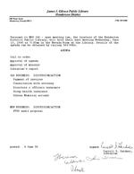 1990-06-08 - Library board meeting agenda