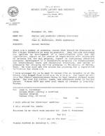 1991-11-19 - Memo from Joan G. Kerschner to public and academic library directors