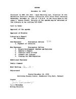 1998-12-10 - Library board meeting agenda