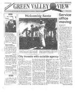 1998-12-19 - Newspaper clipping from Green Valley View