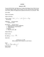 1999-01-14 - Library board meeting agenda