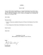 1999-02-24 - Library board meeting agenda
