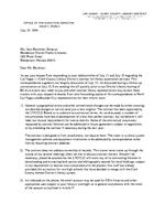 1999-07-19 - Letter from Dan Walters to Joan G. Kerschner