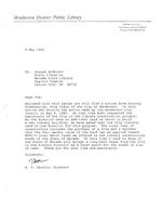 1985-05-09 - Letter from M.T. Carollo to Joseph Anderson