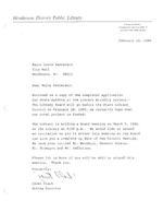 1986-02-24 - Memo from Joan Kerschner to the Nevada Advisory Council on Libraries and Nevada library directors
