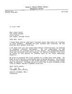 1992-07-16 - Letter from Carroll S. Gardner to Carole Talen