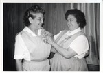 Photograph of two members of the Rose de Lima Hospital Auxiliary, Henderson