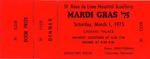 Mardi Gras 1975, $25 ticket