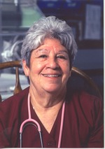 Photograph of Rita Maestas, Rose de Lima Hospital nurse, Henderson