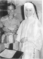 Photograph of Betty Lou Anderson and Sister Mary