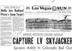Newspaper article about a skyjacking incident, January 21, 1972