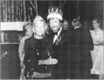 Photograph of Barbara Greenspun and Chuck Norris, Henderson, February 9, 1985