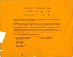 Henderson Industrial Days, 1961 - Decennial Celebration Worksheets