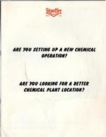 Brochure advertising chemical plant facilities in Henderson, 1948