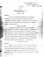 Henderson Coordinating Council Constitution and By-laws, April 20, 1950