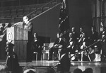 Senator Alan Bible speaks at the Las Vegas Convention Center, September 28, 1963