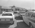 Photograph of Henderson Plaza businesses along Boulder Highway, Henderson, 1964