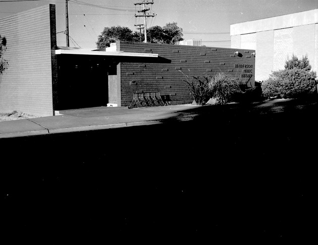 Photograph of Henderson Public Library, Henderson, May 1, 1954