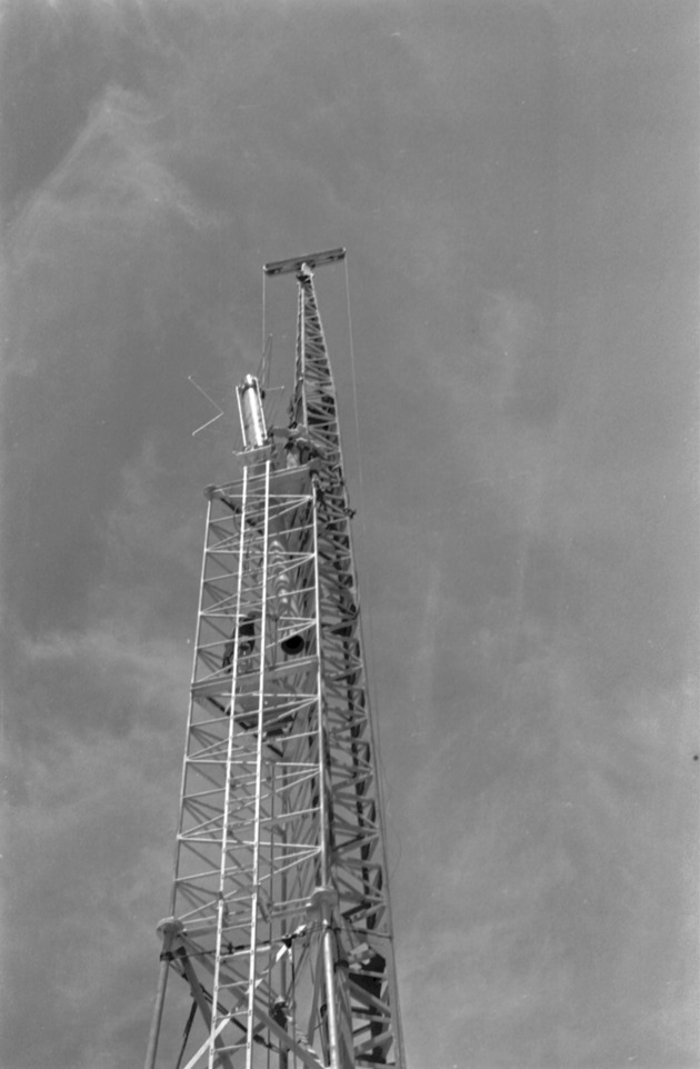 Photographs of the television transmitter tower antenna, Black Mountain, Henderson, July 1, 1967 - New Page