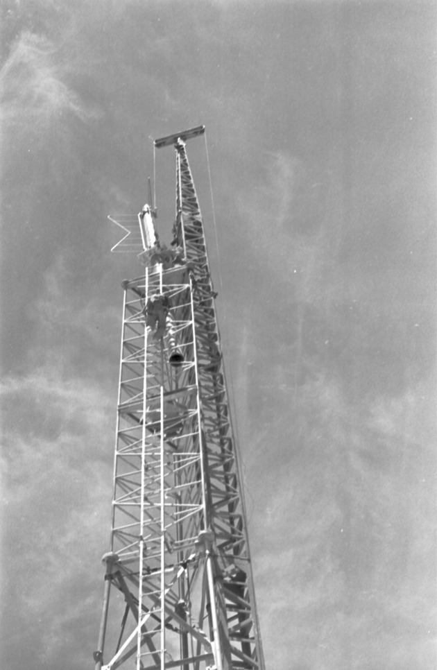 Photographs of the television transmitter tower antenna, Black Mountain, Henderson, July 1, 1967 - New Page