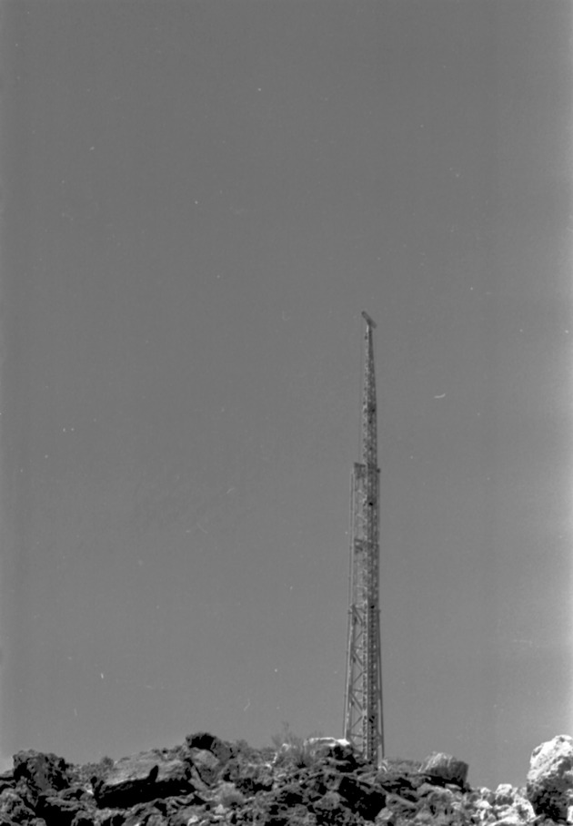 Photographs of the transmitter tower on Black Mountain, July 1, 1967 - New Page